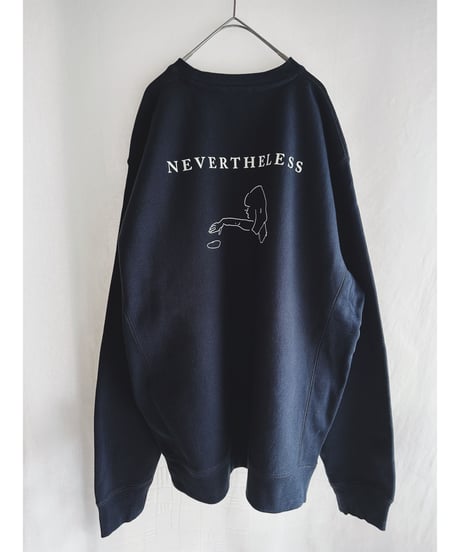 ラスト【ヘヴィーウェイト】NEVERTHELESSスウェットシャツ　ブラック XL