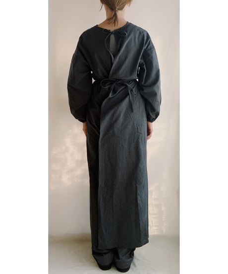 カッポウ ロング 長ソデ ( 袖口：ゴム）全8色◇2026年8月上旬納品◇