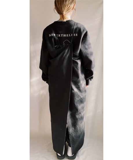 エプロン  ロング クロス ワイド 全7色◇2026年8月上旬納品◇