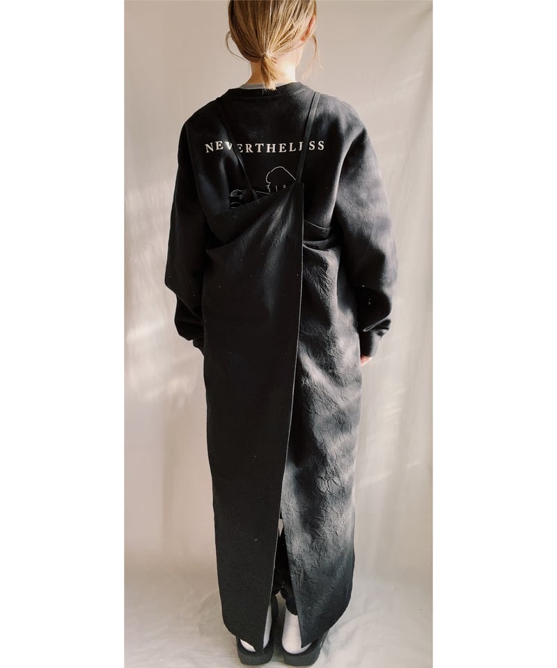 ◇2025年12月下旬納品◇エプロン ロング クロス ワイド 全9色 | AMEME