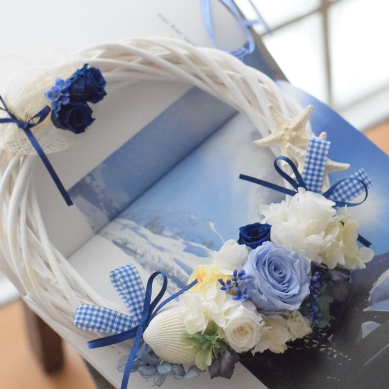 プリザーブドフラワーサマーリース | m@rihana