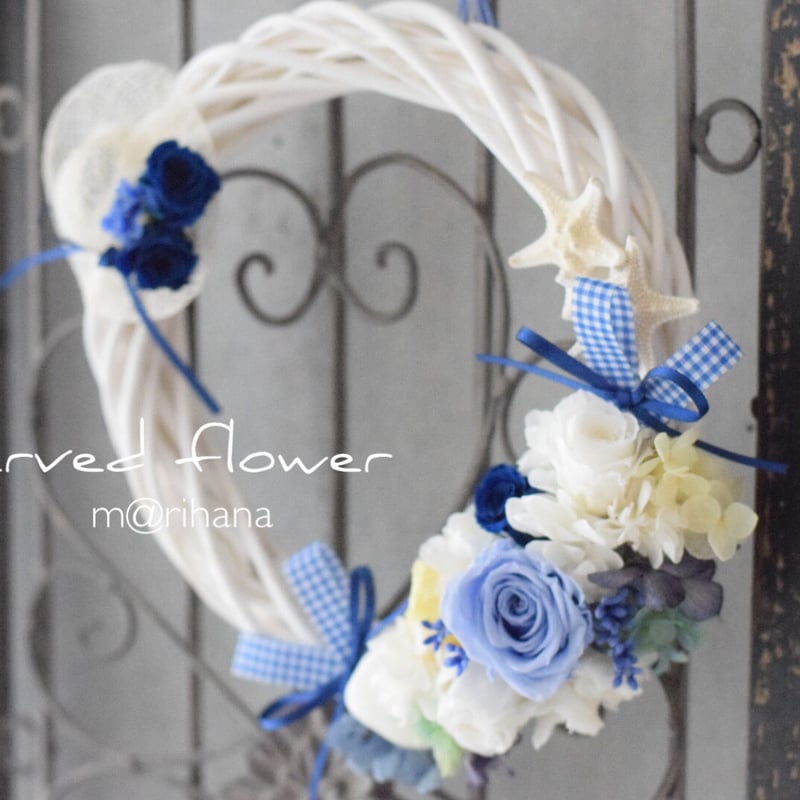 プリザーブドフラワーサマーリース | m@rihana
