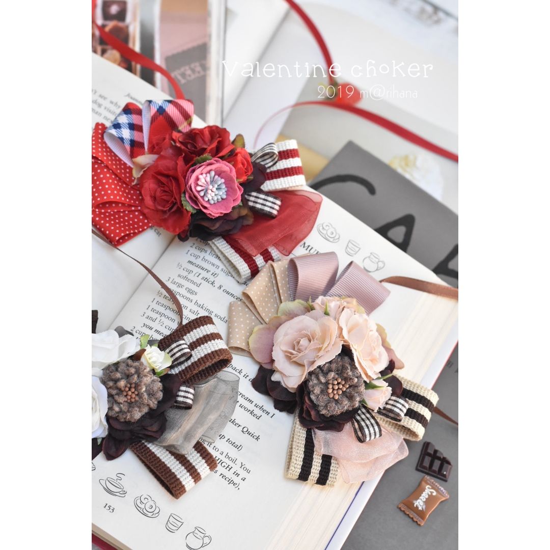 姫香ページ トリミングチョーカー バレンタイン、 姫香ページ トリミングチョーカー バレンタイン、 姫香ページ