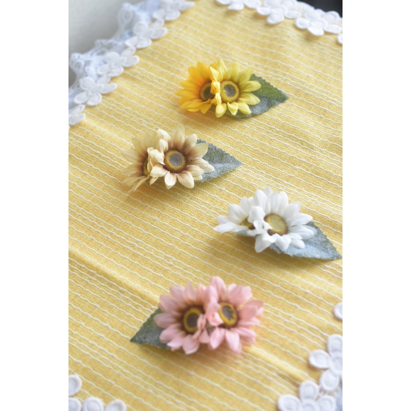 リアルテイスト・ひまわりバレッタ | m@rihana