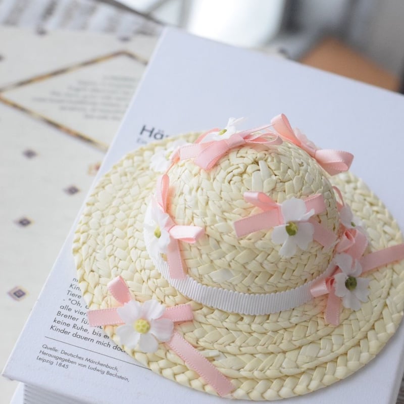 CA4LA アトリエメイド 麦わら帽子 リボン CA4LA アトリエメイド 麦わら帽子 リボン CA4LA Atelier Made