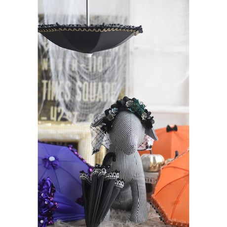 【限定】ハロウィン・ブラックミニアンブレラ