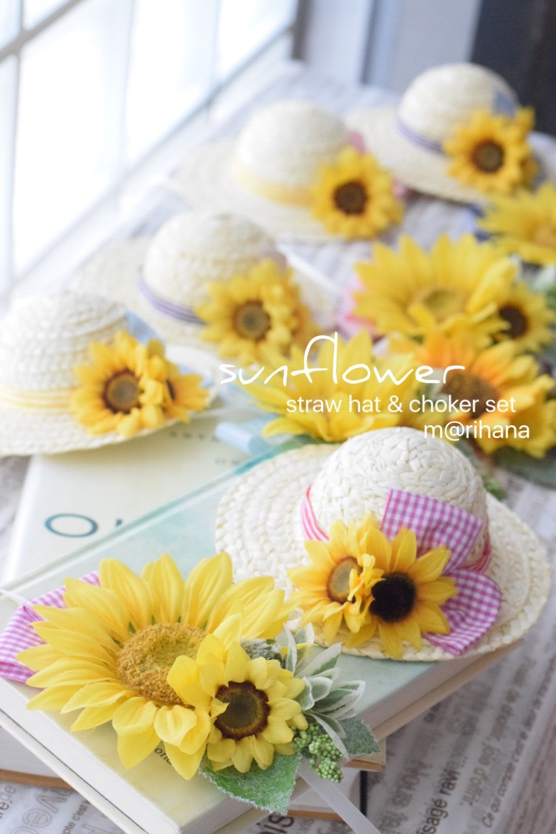 Special】ひまわり麦わら帽子&チョーカーセット | m@rihana