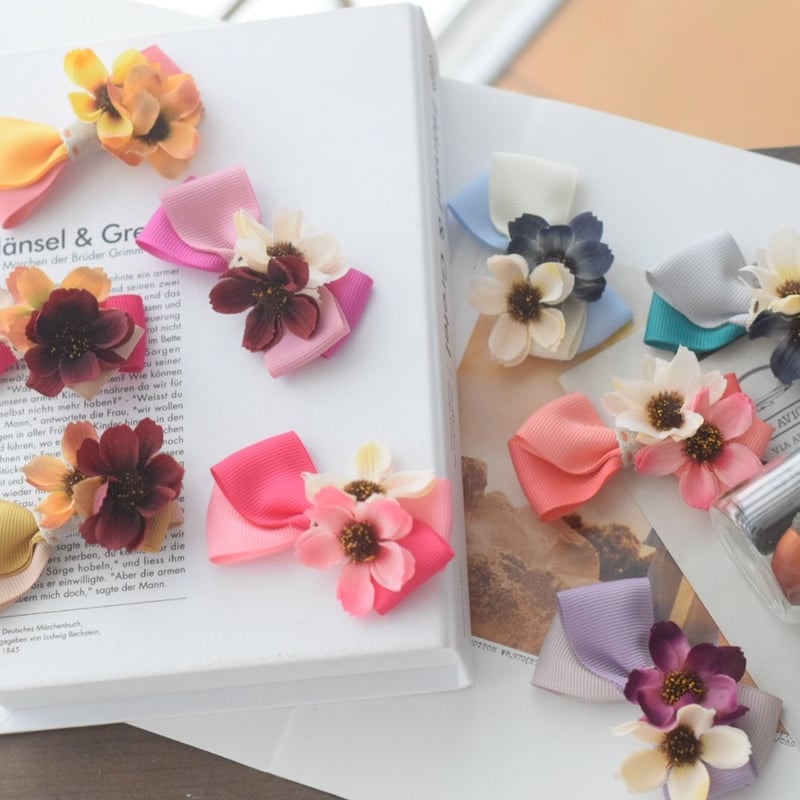 コスモスダブルリボンバレッタ | m@rihana