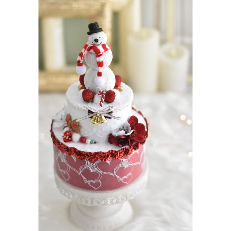 限定】Christmas SnowMan 2段cake⛄️2021 | m@rihana