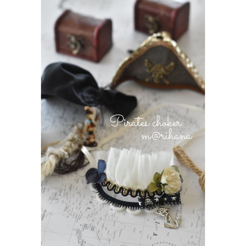 第3弾ご予約】Halloween海賊☠️プチチョーカー | m@rihana