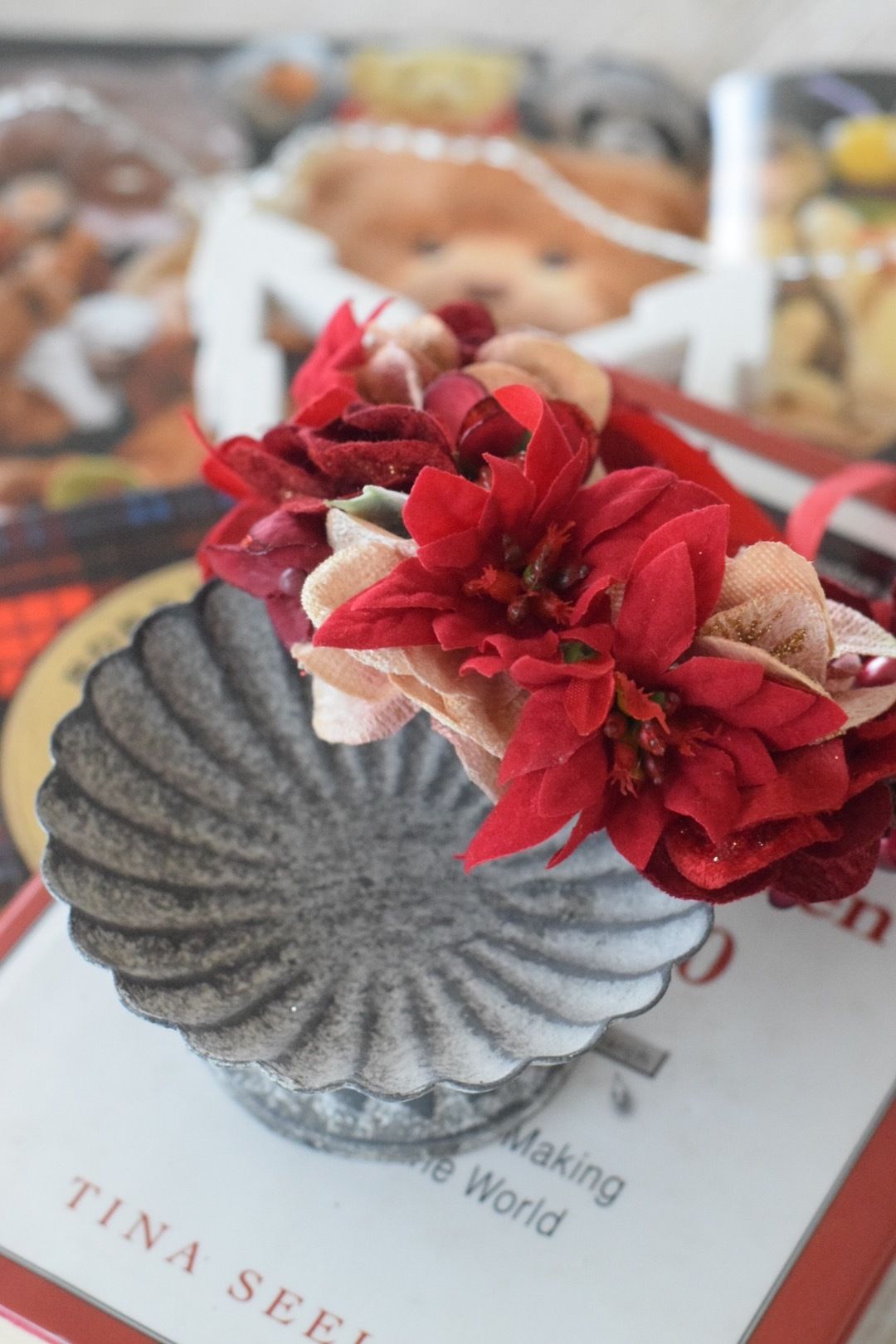 限定】ポインセチア花かんむり | m@rihana