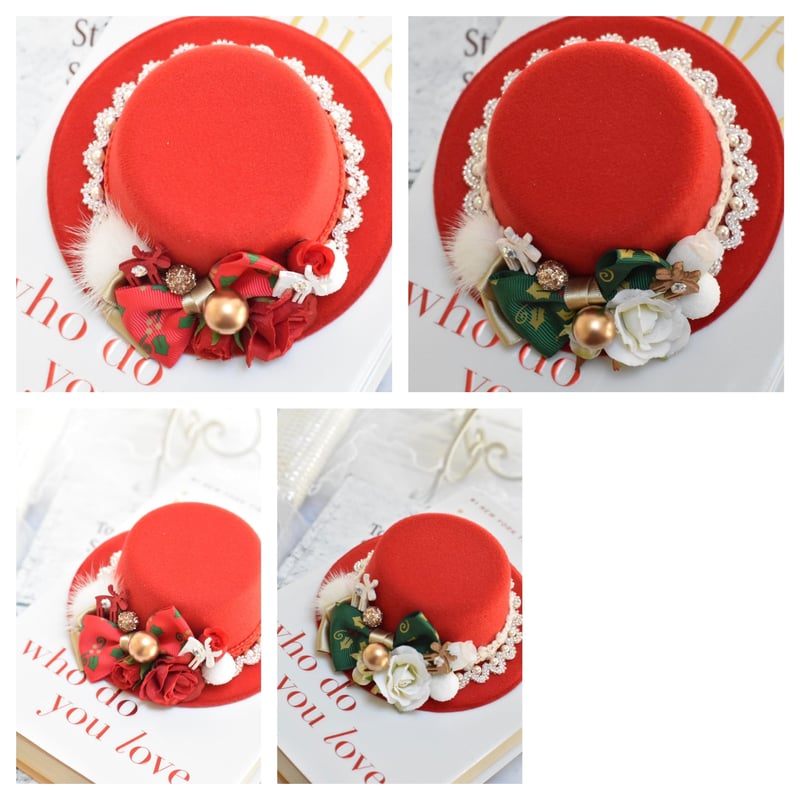 クリスマス🎄ハット（レッド&ブラック） | m@rihana