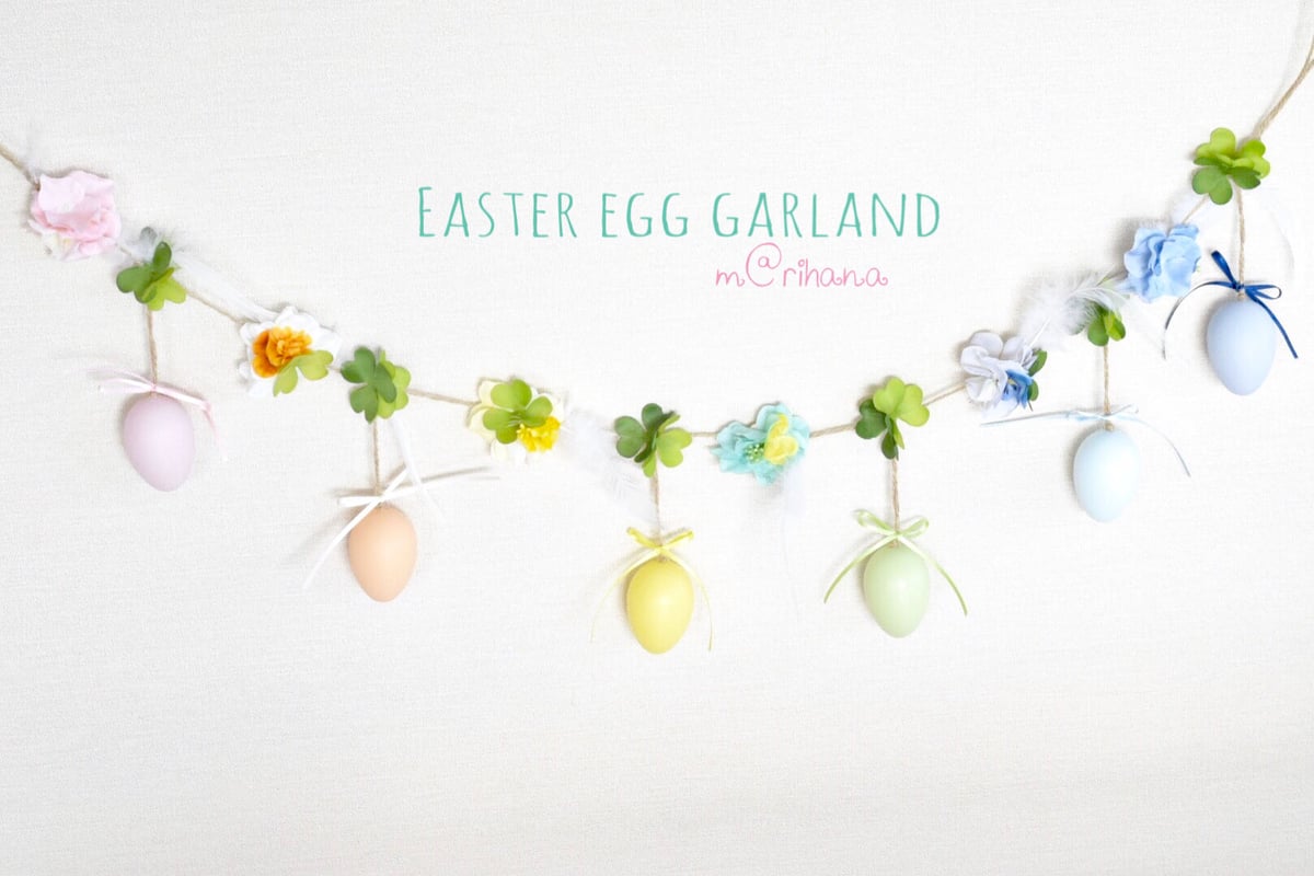 ご予約】イースターエッグガーランド | m@rihana 