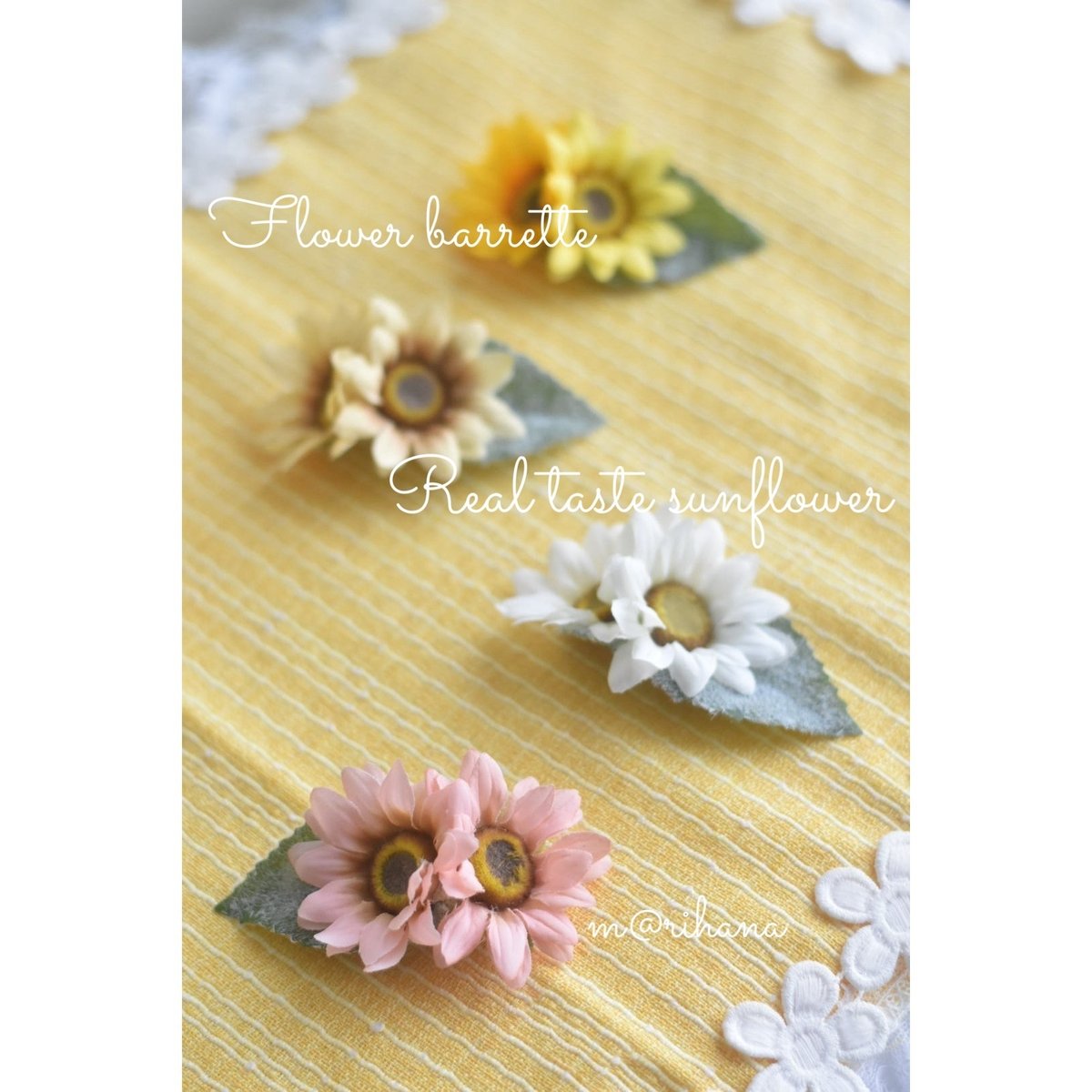 ジブリ♡4ママ さま　vintage ビーズ 花モチーフ　バレッタ ジブリ♡4ママ さま vintage ビーズ 花モチーフ バレッタ ジブリ♡4