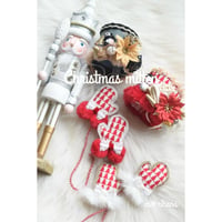 【ファイナル】ハンドメイド❤️Xmasミトン2024