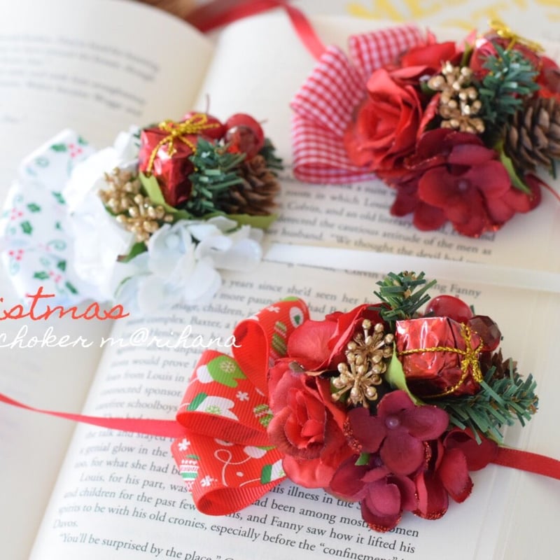 クリスマスチョーカー・ポップリボン | m@rihana