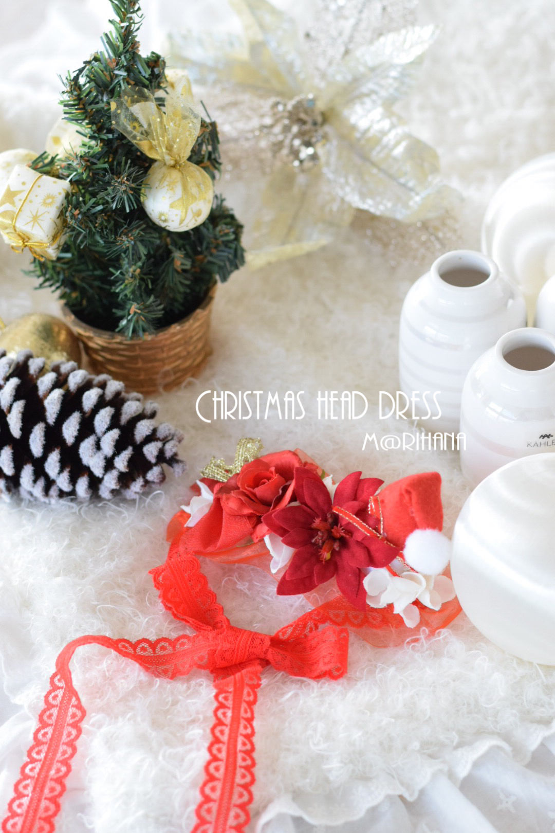 ご予約】クリスマスヘッドドレス | m@rihana
