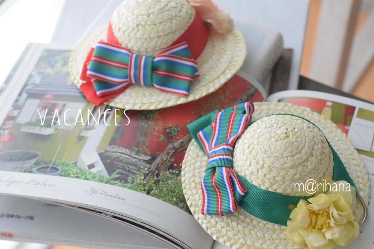 限定】summer バカンスハット | m@rihana