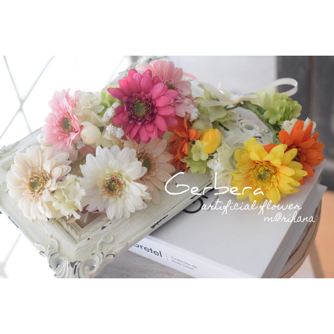 ガーベラ花かんむり・3カラー | m@rihana 