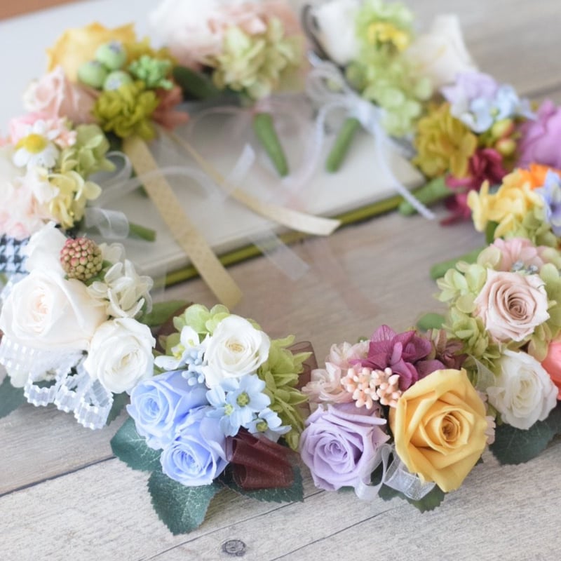 プリザーブドフラワーコサージュ（受注制作） | m@rihana