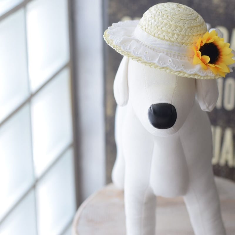 ひまわりコットンレース♡麦わら帽子 | m@rihana