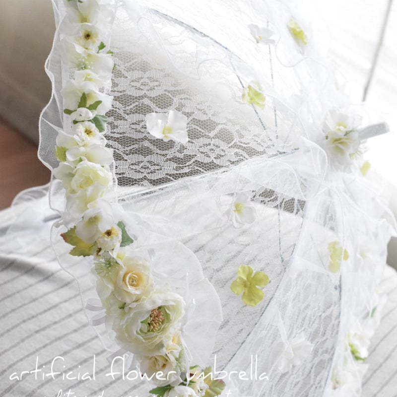 nazna様専用①☆4本☆ホワイトレースのアンブレラ傘のオブジェレース傘
