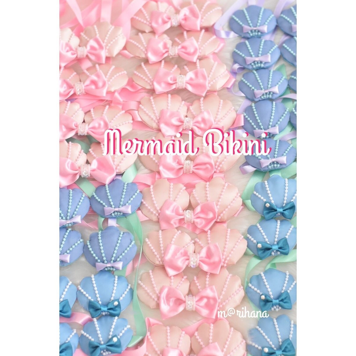 ペット用品　mermaid　ご確認　ハンドメイド ラスト・ファイナル】マーメイド👙ビキニ | m@rihana