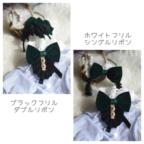 【第3弾ご予約】メイド風チョーカー＆カチューシャ〜ハロウィンver.〜