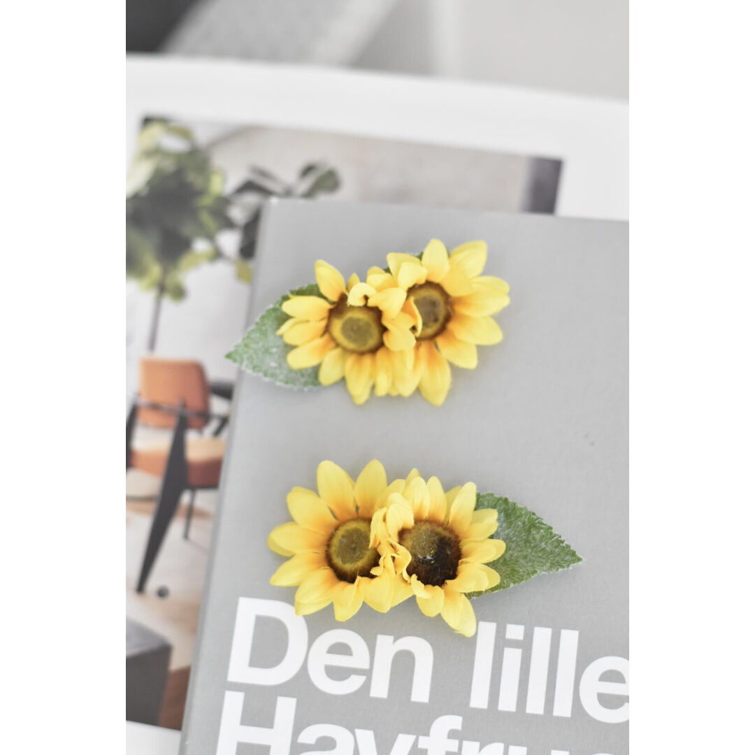 ひまわりバレッタ バー48