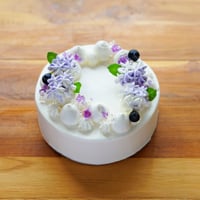 【下北沢店受取のみ】紫陽花のショートケーキ　(18㎝)