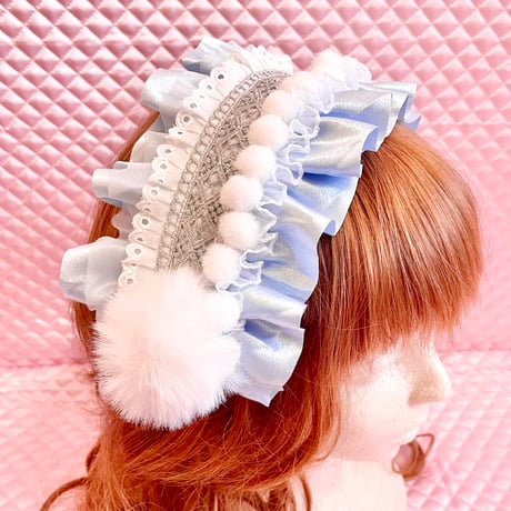 Crystal palace ヘッドドレス《雪》