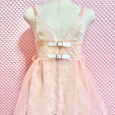 floral wind ビスチェワンピース