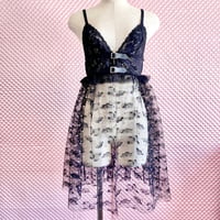 butterfly ベビードール　black