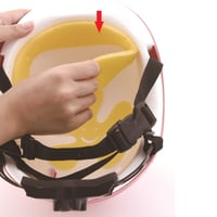 インナークッション　ニコ・おでこ用 1枚（イエロー）【送料込】