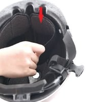 インナークッション：ルシック/ビートル・おでこ用　2枚1セット（ブラック）【送料込】