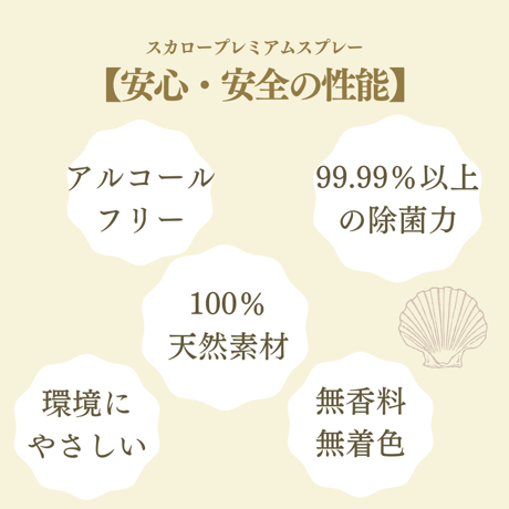 スカロープレミアム　スプレー300m㎖　除菌/消臭