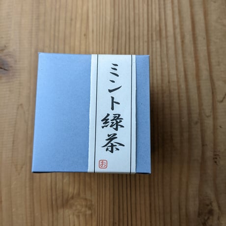 ミント緑茶2g✕5pキューブボックス入