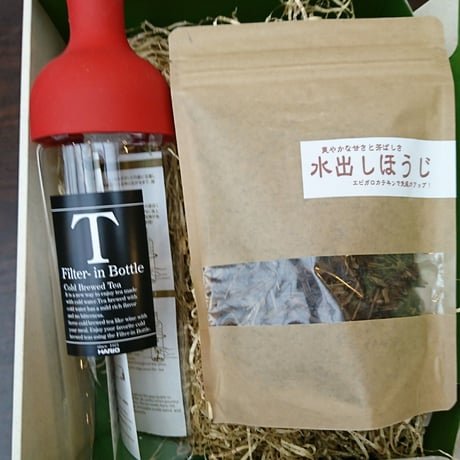 水出し用フィルターインボトルギフトセット(水出し用茶葉付き)
