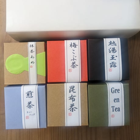 キューブボックスお茶６個入り