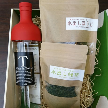 水出し用フィルターインボトルギフト(茶葉×２袋入り)