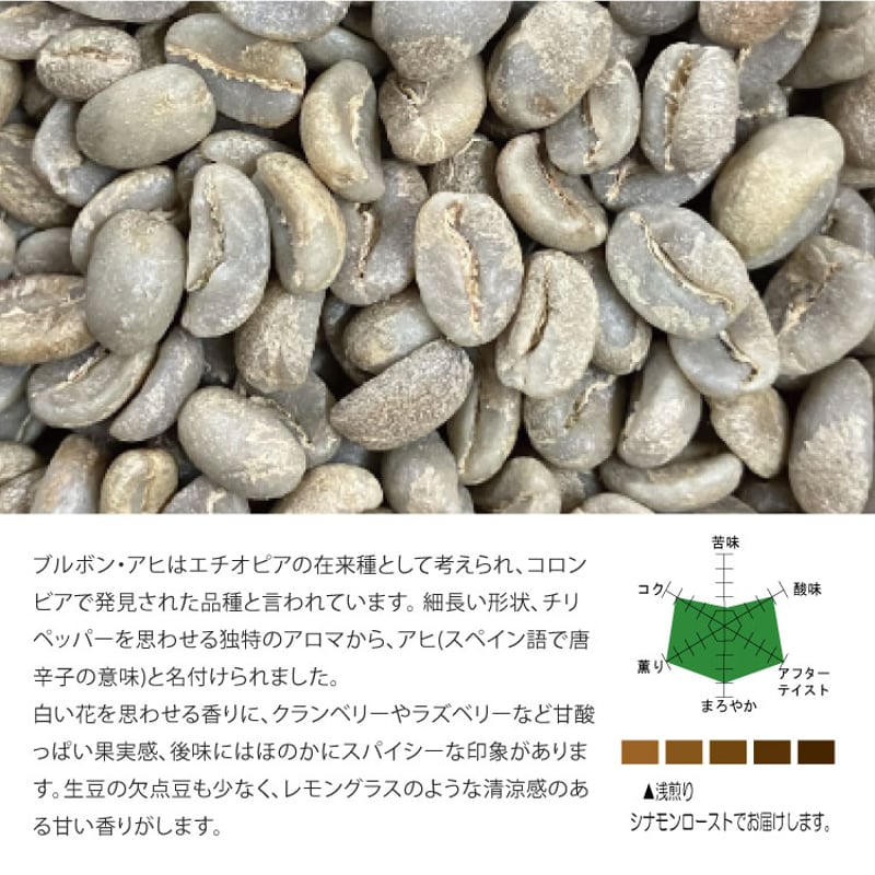 生豆・焙煎豆】コロンビア ウィラ エルディビゾ農園 ブルボン・アヒ