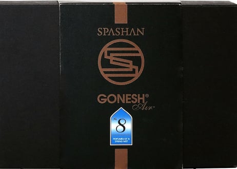 superfree! SPASHAN×GONESH 本体 No.8 ホワイトムスク ガーネッシュ  芳香剤 カー香水 エアフレッシュナー コラボ 洗車 カーケア 車用品 スパシャン SPASHAN