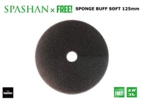 superfree! エンジェルワックス  ソフトスポンジ 150ｍｍ 黒 スポンジバフ