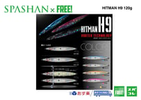 superfree!  HITMAN  ヒットマンジグ ルアー 【H9】 120g  SPASHAN  elite grips