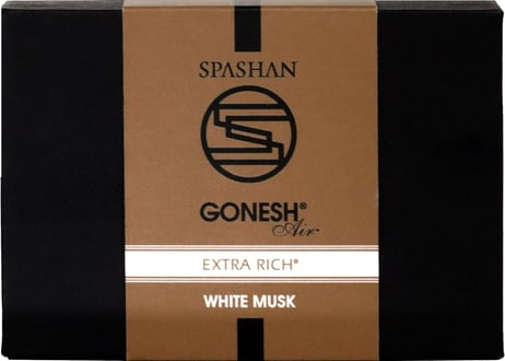 superfree! SPASHAN×GONESH 本体 No.8 ホワイトムスク ガーネッシュ  芳香剤 カー香水 エアフレッシュナー コラボ 洗車 カーケア 車用品 スパシャン SPASHAN
