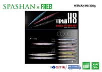 superfree!  HITMAN  ヒットマンジグ ルアー 【H8】 300g  SILVER HOLO  SPASHAN  elite grips