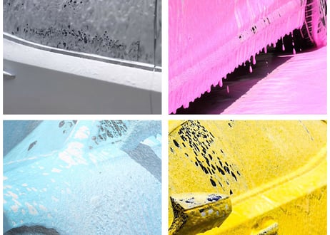 superfree! BUBBLE GUM バブルガム 5本セット　イエロー  YELLOW コーティング 洗車 カーシャンプー カーシャン スパシャン SPASHAN