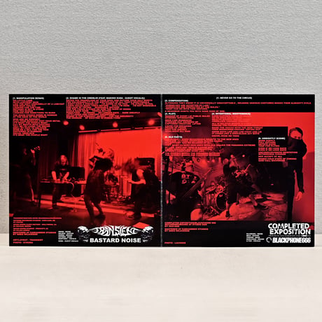 COMPLETED EXPOSITION & BLACKPHONE666 / TRANSIENT & BASTARD NOISE (SPLIT 7"EP)
