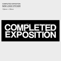 COMPLETED EXPOSITION New Logo Sticker