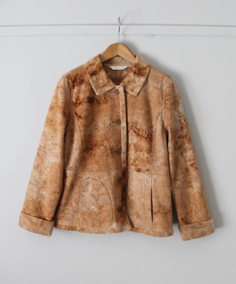 10s acid dye fur jacket made in china